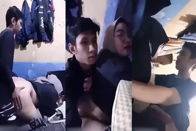 Hijabers Kacamata Montok Ngewe Ganas Becek Banjir